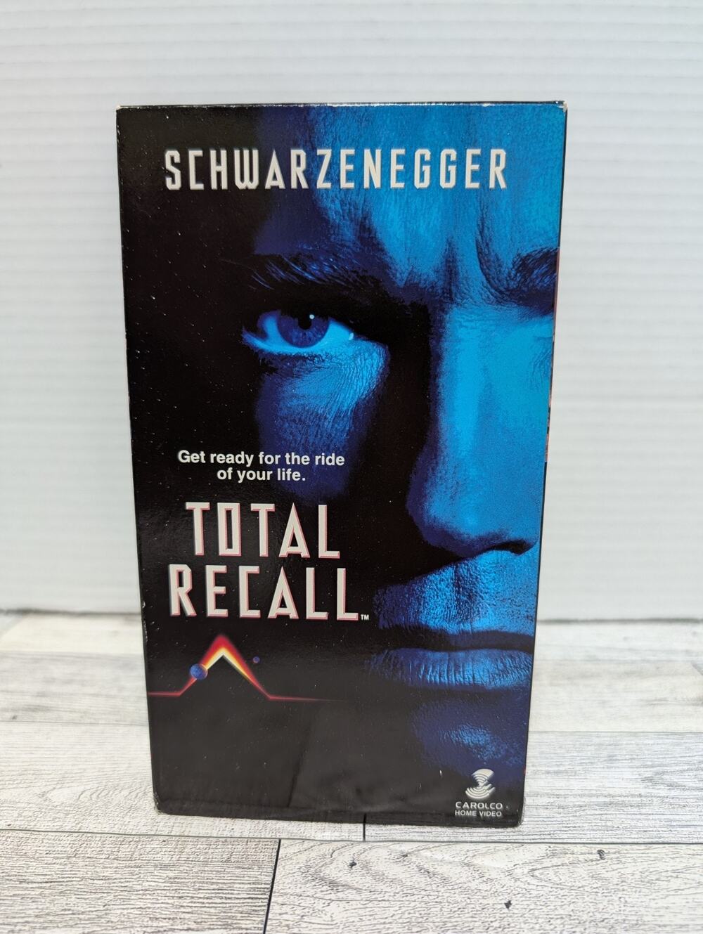 Total Recall VHS 1990, Various Releases Arnold Schwarzenegger Movie Tape Works